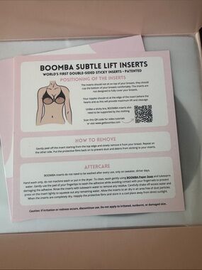 Boomba Subtle lift Inserts - D (Sticky Boobs)